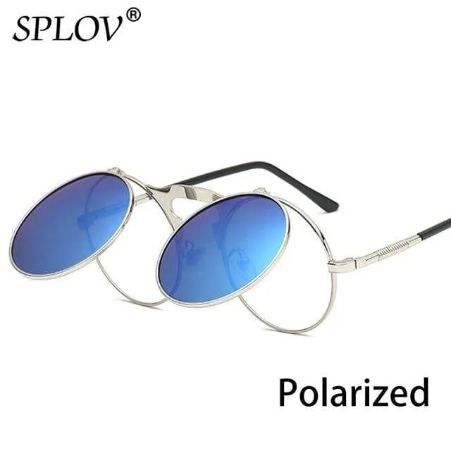 SPLOV Round Steampunk Sunglasses