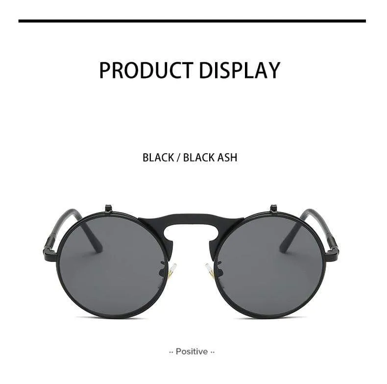 SPLOV Round Steampunk Sunglasses
