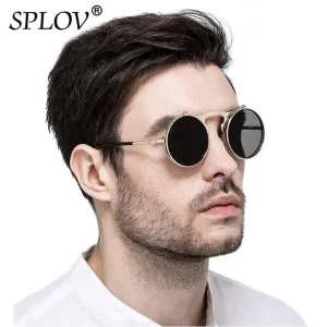 SPLOV Round Steampunk Sunglasses