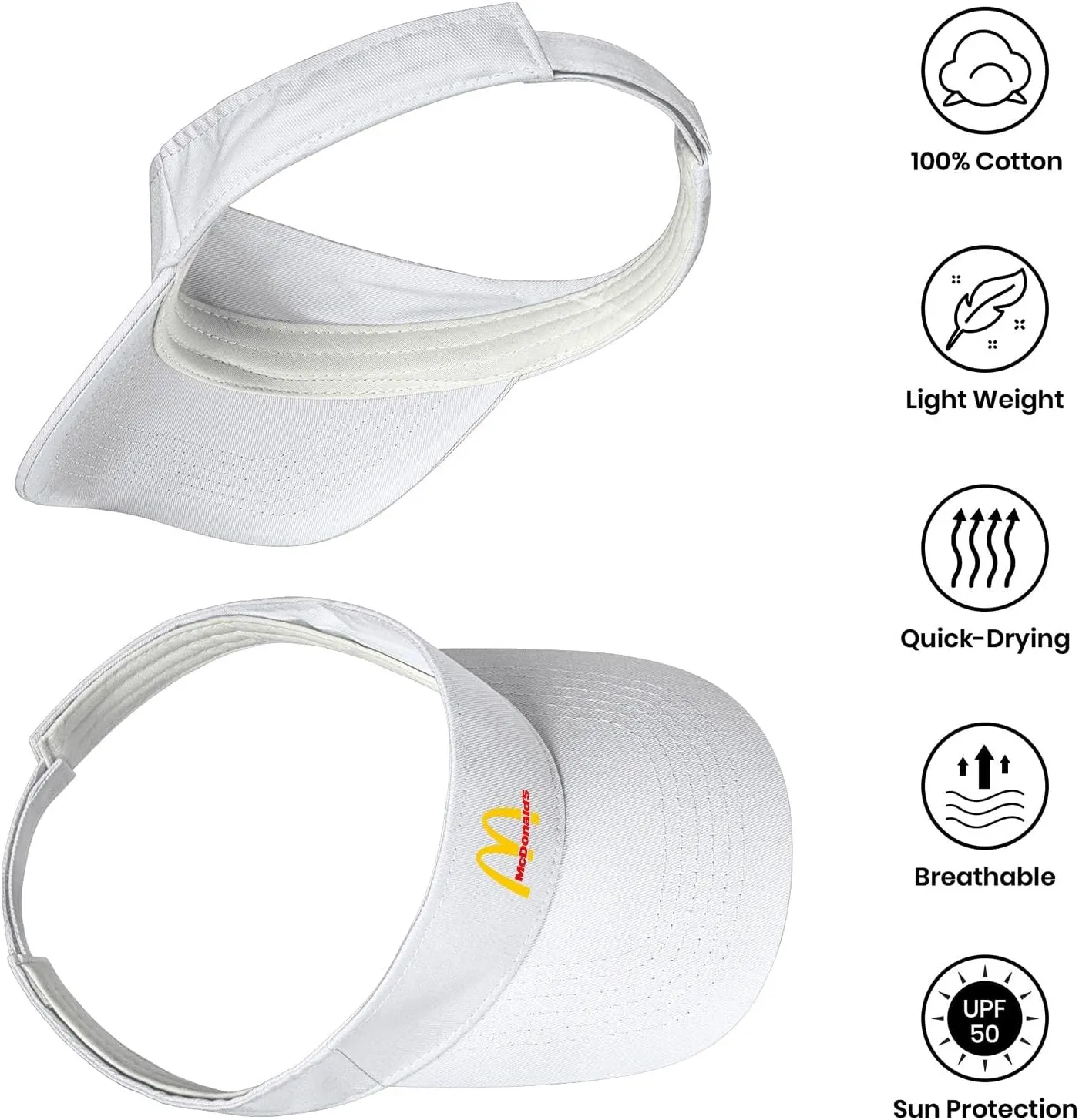 Sport Sun Visor Hats for Men Women Unisex Adjustable Empty Top Baseball Sun Cap Ball Caps
