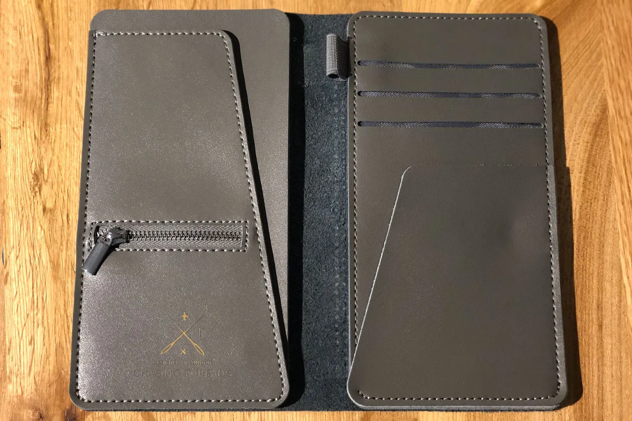 Stitch Travel Wallet - Grey