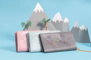 Stitch Travel Wallet - Grey