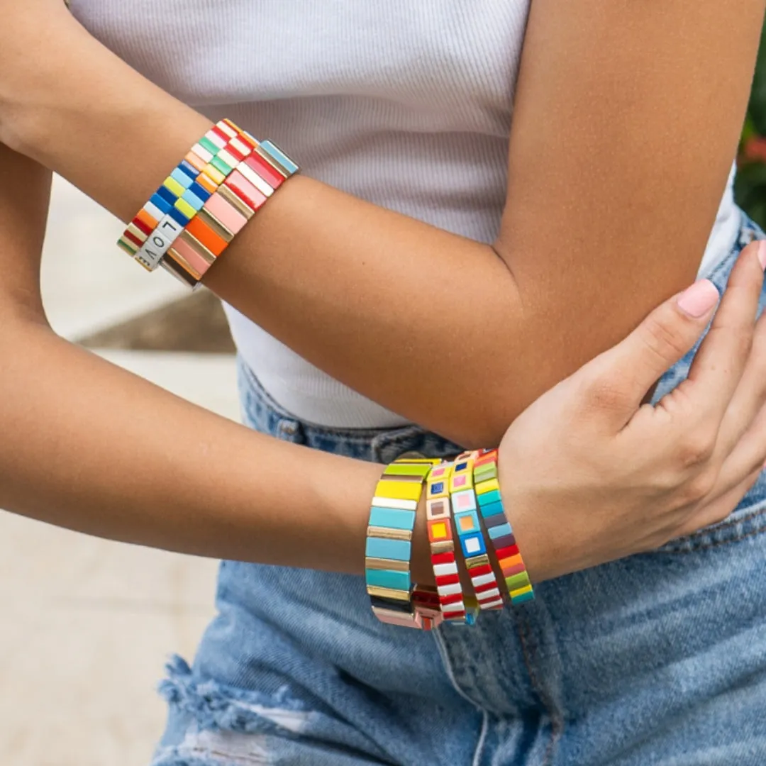 Sweet Pie Tile Bracelet by ClaudiaG Collection
