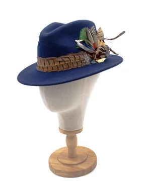 The Isabella in Navy (Mixed Feathers)