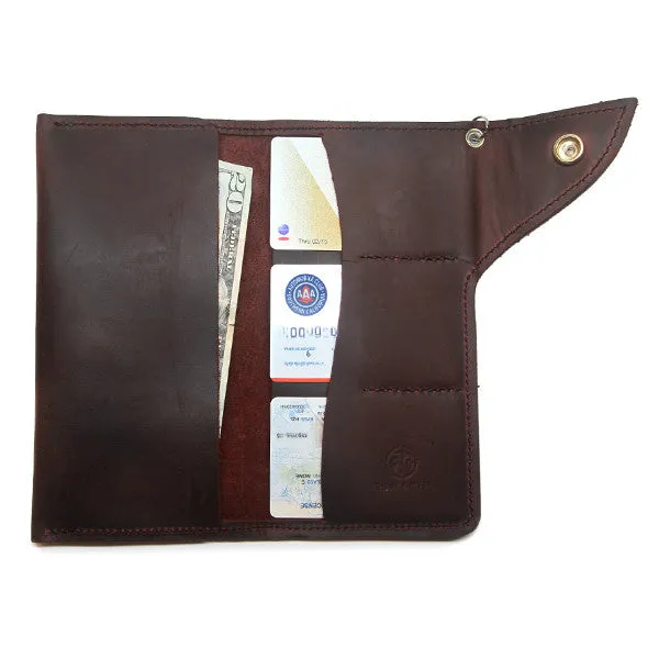 Waseda Long Wallet – Oiled Brown