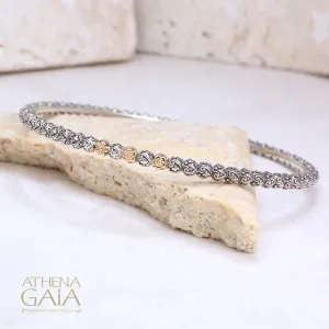 Wild Flowers Bangle Bracelet