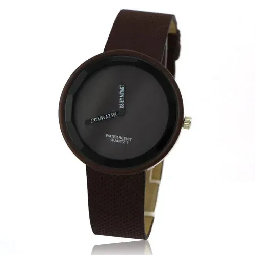 WoMaGe Women's Watches Fashion Casual Red Leather Band Quartz