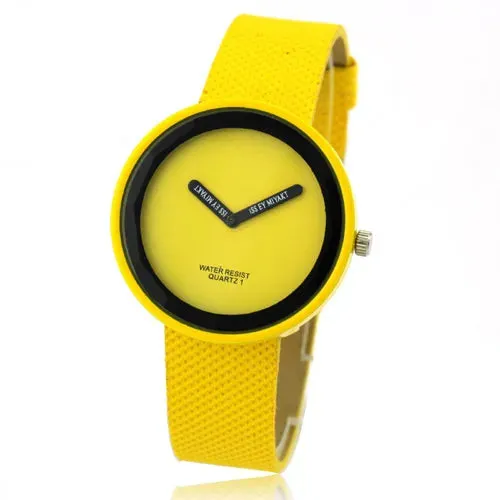 WoMaGe Women's Watches Fashion Casual Red Leather Band Quartz