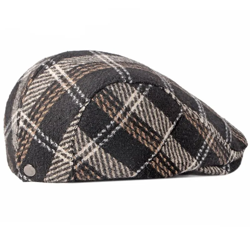 Zurich Vintage Tartan Flat Cap