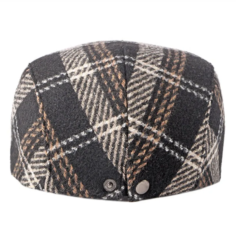 Zurich Vintage Tartan Flat Cap