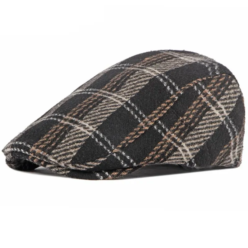 Zurich Vintage Tartan Flat Cap
