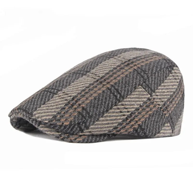 Zurich Vintage Tartan Flat Cap
