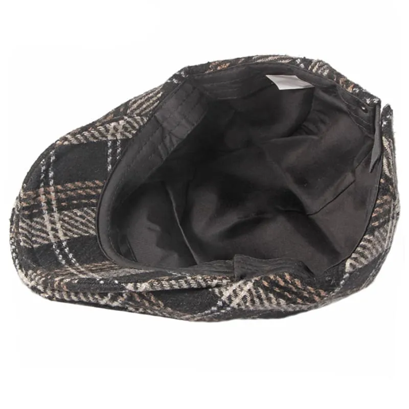 Zurich Vintage Tartan Flat Cap